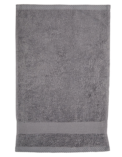 Fair Towel | Organic Cozy Guest Towel - light grey, 30 x 50 cm