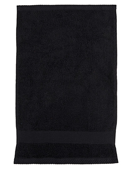 Fair Towel | Organic Cozy Guest Towel - black, 30 x 50 cm