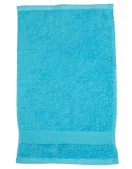 Fair Towel | Organic Cozy Guest Towel - turquoise, 30 x 50 cm