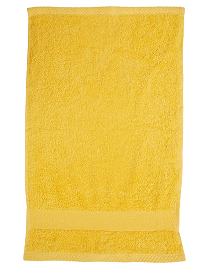 Fair Towel | Organic Cozy Guest Towel - sunflower yellow, 30 x 50 cm