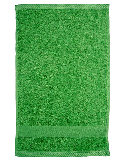 Fair Towel | Organic Cozy Guest Towel - grass green, 30 x 50 cm