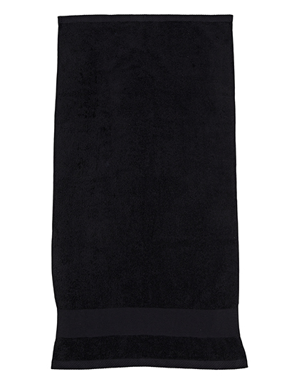 Fair Towel | Organic Cozy Hand Towel - black, 50 x 100 cm
