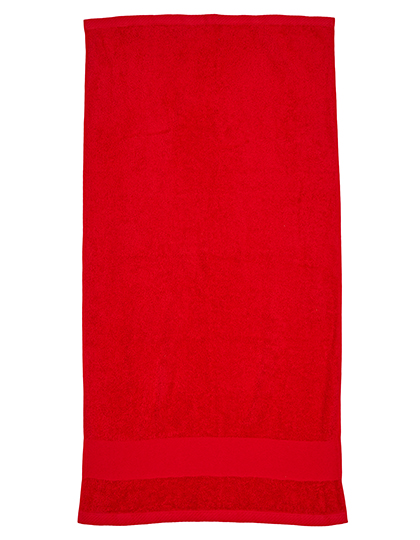 Fair Towel | Organic Cozy Hand Towel - red, 50 x 100 cm