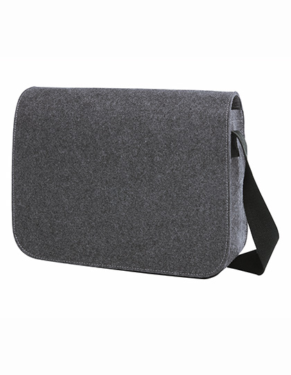 Halfar | Shoulder Bag ModernClassic - anthracite, 31 x 24 x 11 cm