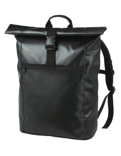 Halfar | Backpack Kurier Eco - black, 34 x 62 x 14,5 cm