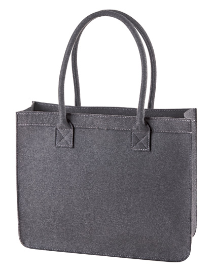 Halfar | City Shopper Modernclassic - anthracite, 37 x 30 x 12 cm