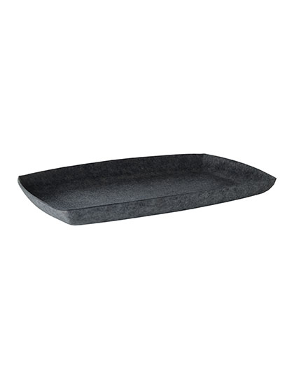 Halfar | Inlay Basket - anthracite, 40,5 x 3 x 24 cm