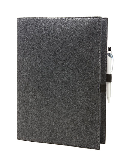 Halfar | Felt Sleeve Eco - anthracite, 24 x 32 x 1 cm