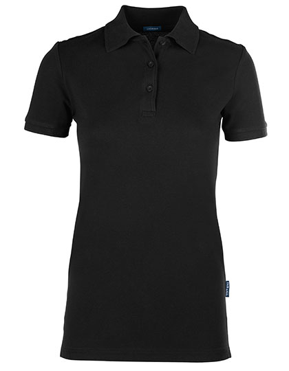 HRM | Women´s Luxury Stretch Polo - black,