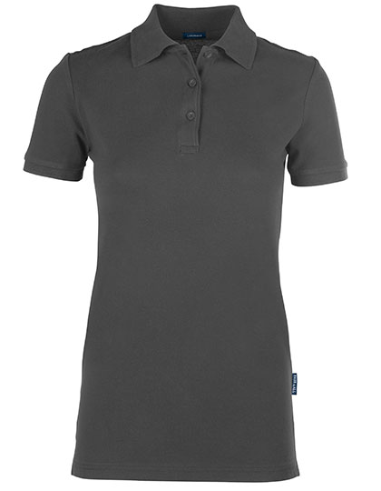 HRM | Women´s Luxury Stretch Polo - dark grey,