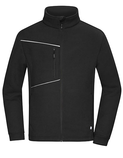 James&Nicholson | Fleece Jacket - Corduroy Look