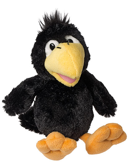 Mbw | MiniFeet® Plush Raven Karl - standard, 16,5 cm