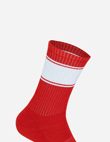 MR. SOCKS | Tennis Socks Colored - red / white,