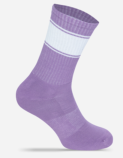 MR. SOCKS | Tennis Socks Colored - lilac / white,