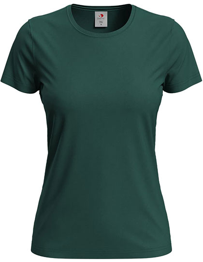 Dámské tričko s krátkým rukávem Stedman® Classic-T Fitted Women - bottle green,