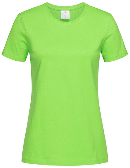 Dámské tričko s krátkým rukávem Stedman® Classic-T Fitted Women - kiwi green, 3XL