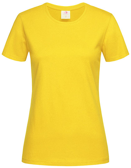 Dámské tričko s krátkým rukávem Stedman® Classic-T Fitted Women - sunflower yellow, 3XL