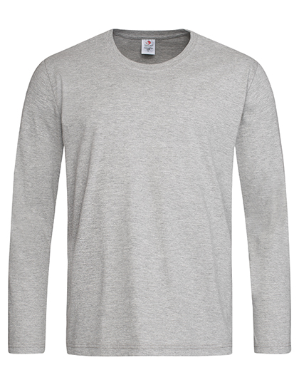 Tričko s dlouhým rukávem Stedman® Classic-T Long Sleeve - grey heather,
