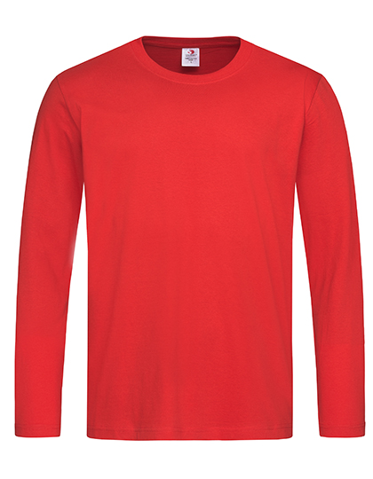 Tričko s dlouhým rukávem Stedman® Classic-T Long Sleeve - scarlet red,