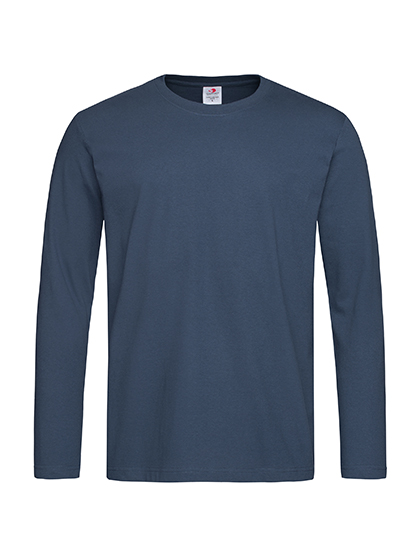 Tričko s dlouhým rukávem Stedman® Comfort-T 185 Long Sleeve - navy blue,