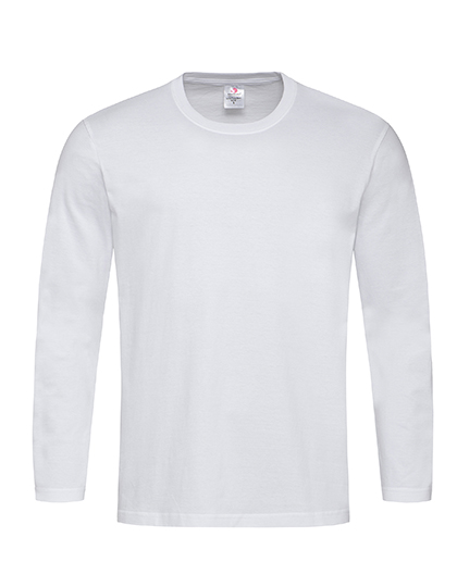 Tričko s dlouhým rukávem Stedman® Comfort-T 185 Long Sleeve - white,