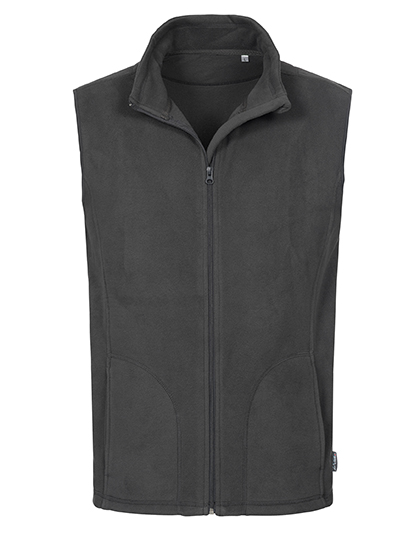 Vesta Stedman® Fleece Vest - grey steel (solid),