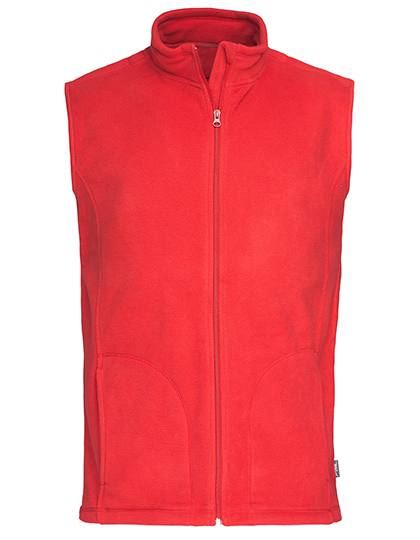 Vesta Stedman® Fleece Vest - scarlet red,
