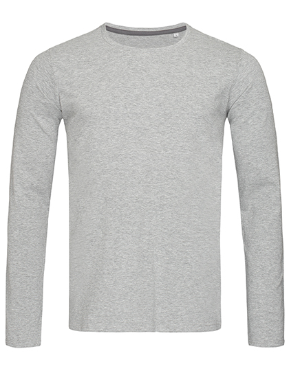 Tričko s dlouhým rukávem Stedman® Clive Long Sleeve - grey heather,