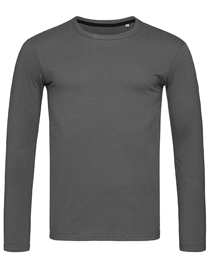 Tričko s dlouhým rukávem Stedman® Clive Long Sleeve - slate grey (solid),
