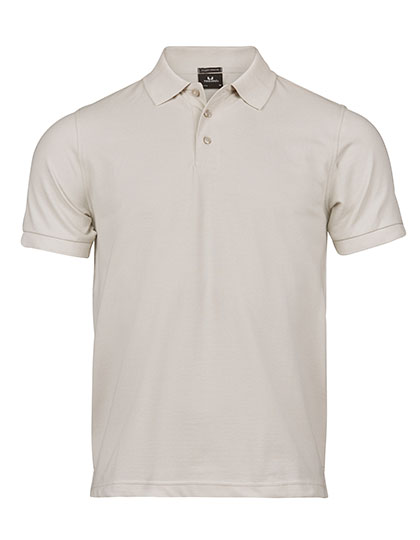 Pánská polokošile s krátkým rukávem Tee Jays Men´s Luxury Stretch Polo - cement,