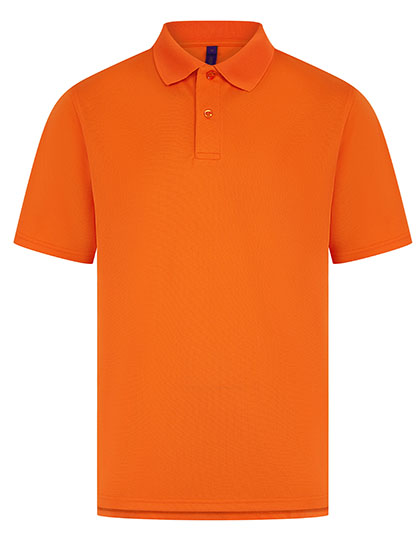 Henbury | Men´s Coolplus® Wicking Polo Shirt - bright orange,