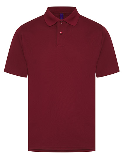 Henbury | Men´s Coolplus® Wicking Polo Shirt - burgundy,
