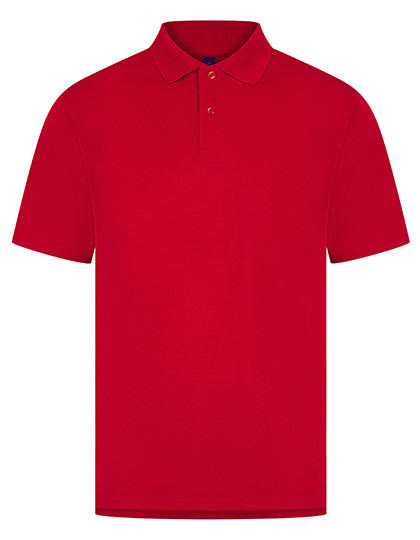 Henbury | Men´s Coolplus® Wicking Polo Shirt - classic red,