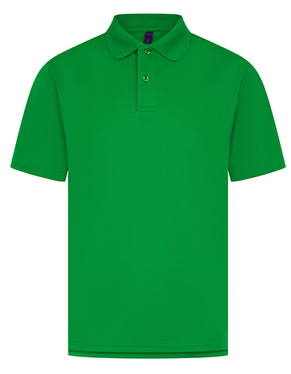 Henbury | Men´s Coolplus® Wicking Polo Shirt - kelly green,