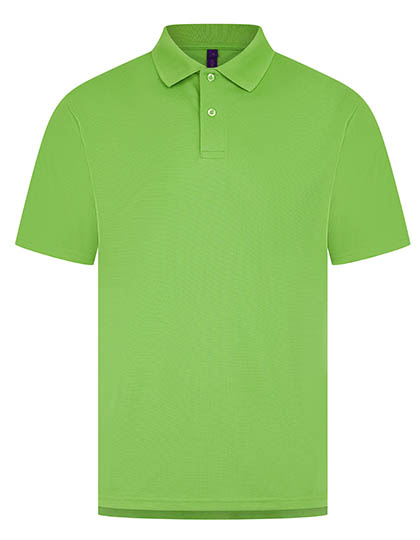 Henbury | Men´s Coolplus® Wicking Polo Shirt - lime green,