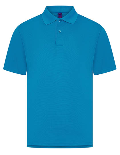 Henbury | Men´s Coolplus® Wicking Polo Shirt - sapphire blue,