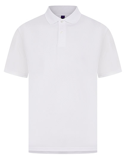 Henbury | Men´s Coolplus® Wicking Polo Shirt - white,