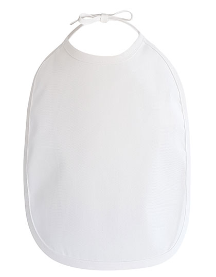 Link Kids Wear | Baby Bib - white, 28 x 24 cm