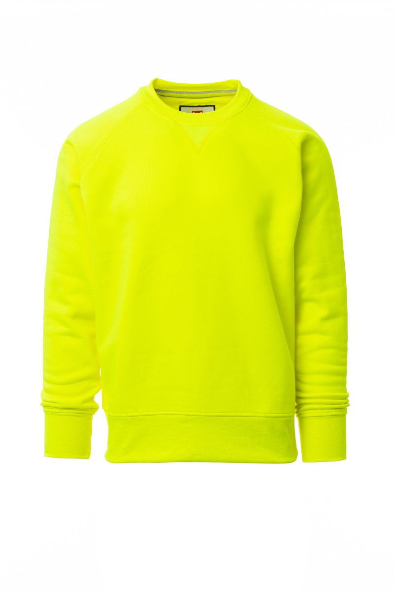 PAYPER | Mikina crewneck MISTRAL+ FLUO - žlutá fluo,