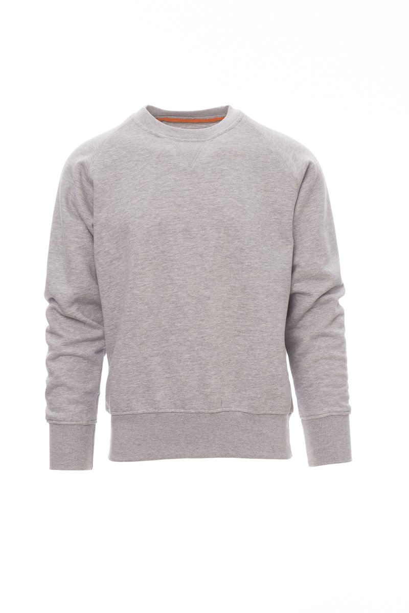 PAYPER | Mikina crewneck MISTRAL+ MELANGE - šedá melanžová,
