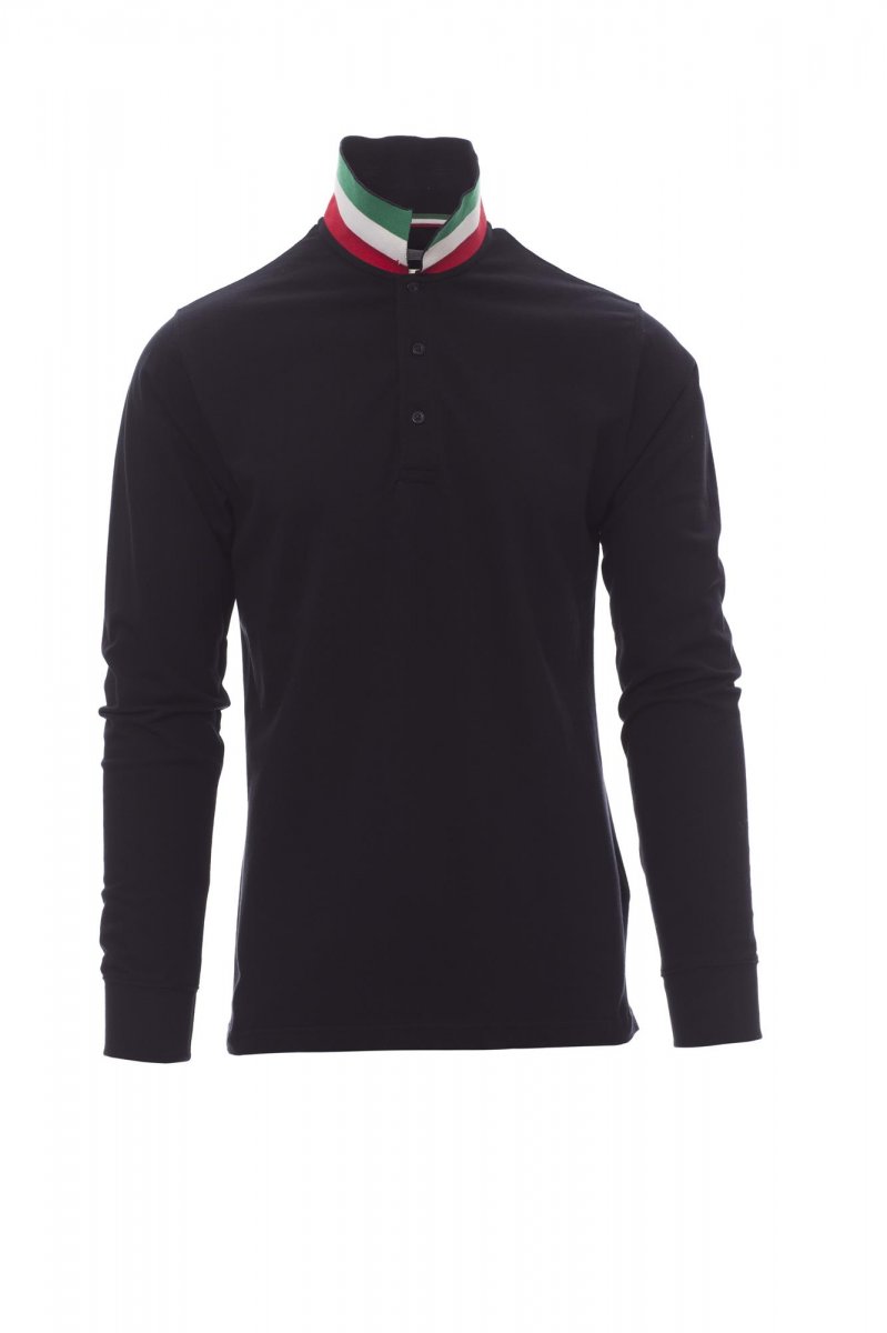 PAYPER | Polo LS LONG NATION - námořnická modrá / itálie,