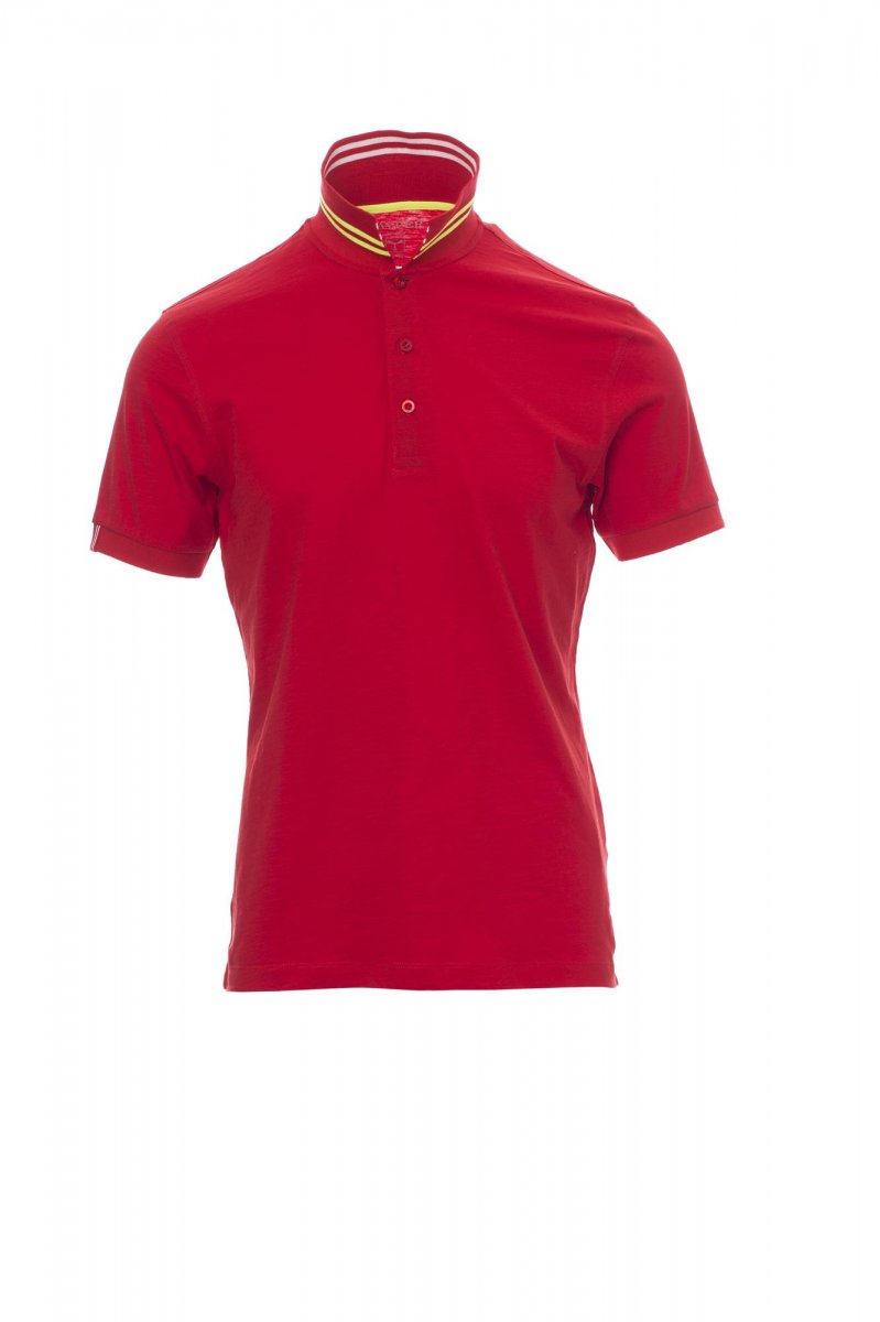 PAYPER | Polo NAUTIC - vášnivě červená / bílá-žlutá fluo,