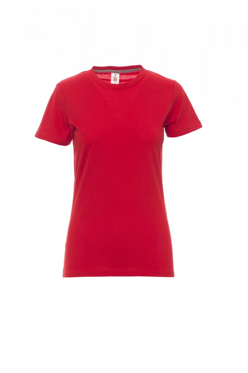 PAYPER | Tričko kr. rukáv SUNSET LADY - červená,