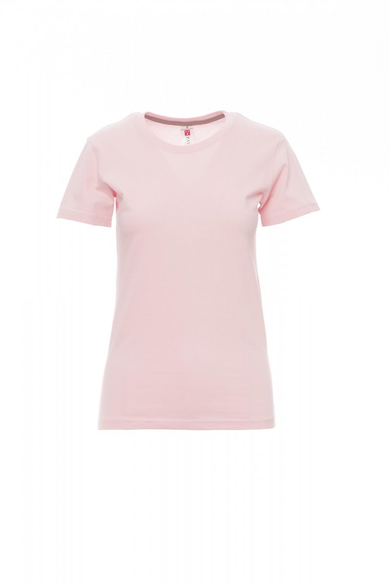 PAYPER | Tričko kr. rukáv SUNSET LADY - obláčkově růžová,