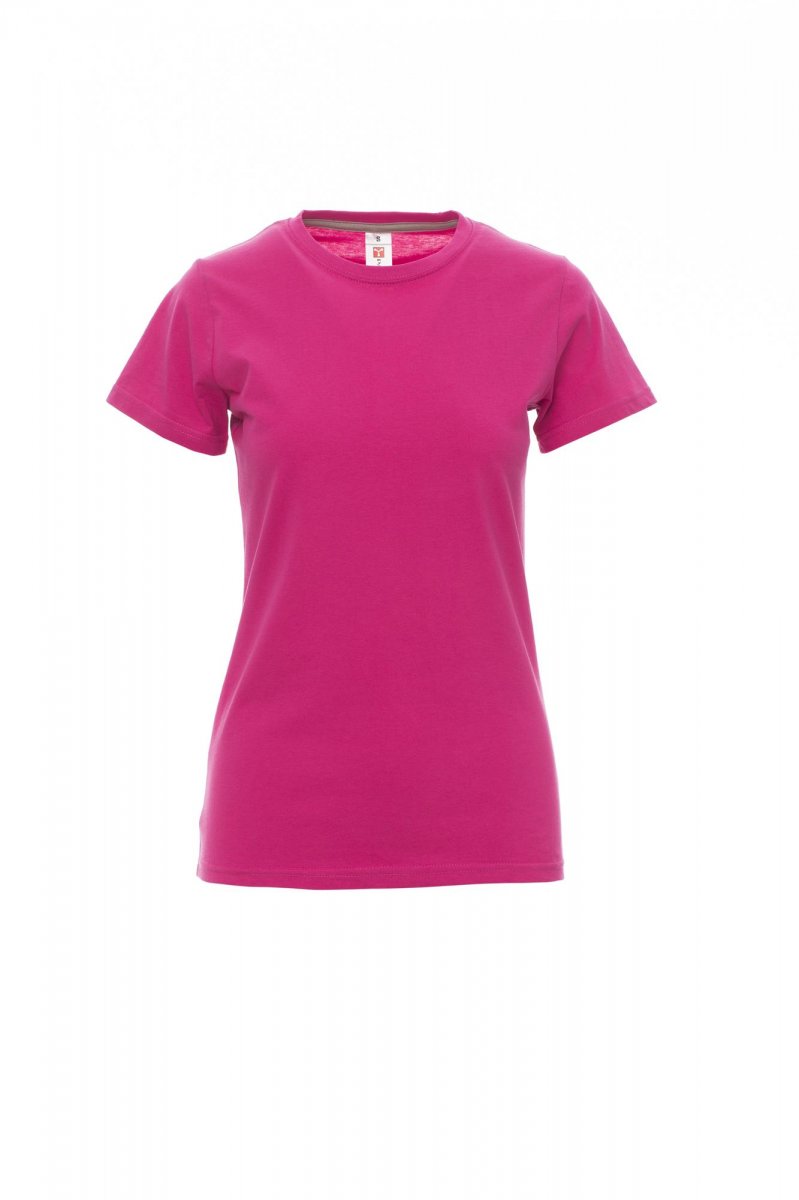 PAYPER | Tričko kr. rukáv SUNSET LADY - fuchsiová,