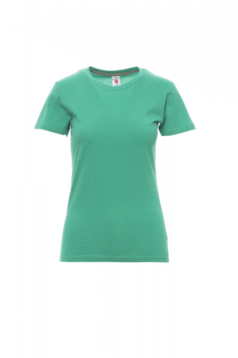 PAYPER | Tričko kr. rukáv SUNSET LADY - smaragdová zelená,