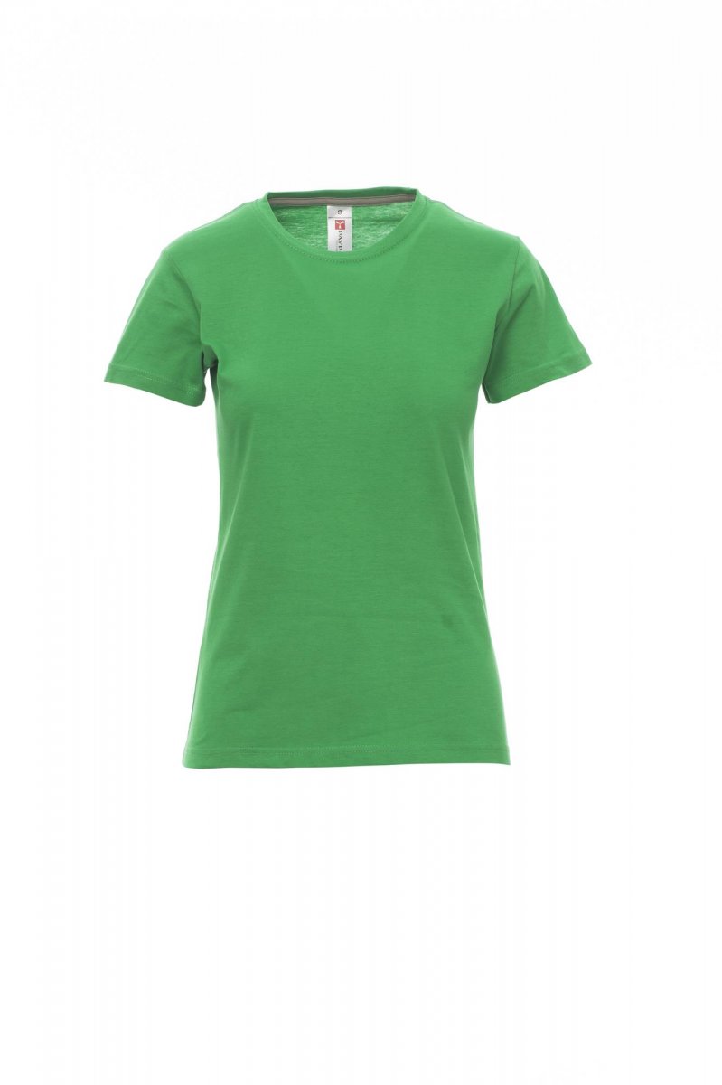 PAYPER | Tričko kr. rukáv SUNSET LADY - gelová zelená,