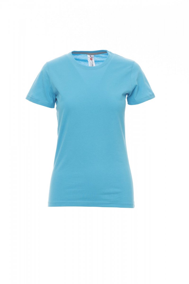 PAYPER | Tričko kr. rukáv SUNSET LADY - atolová modrá,