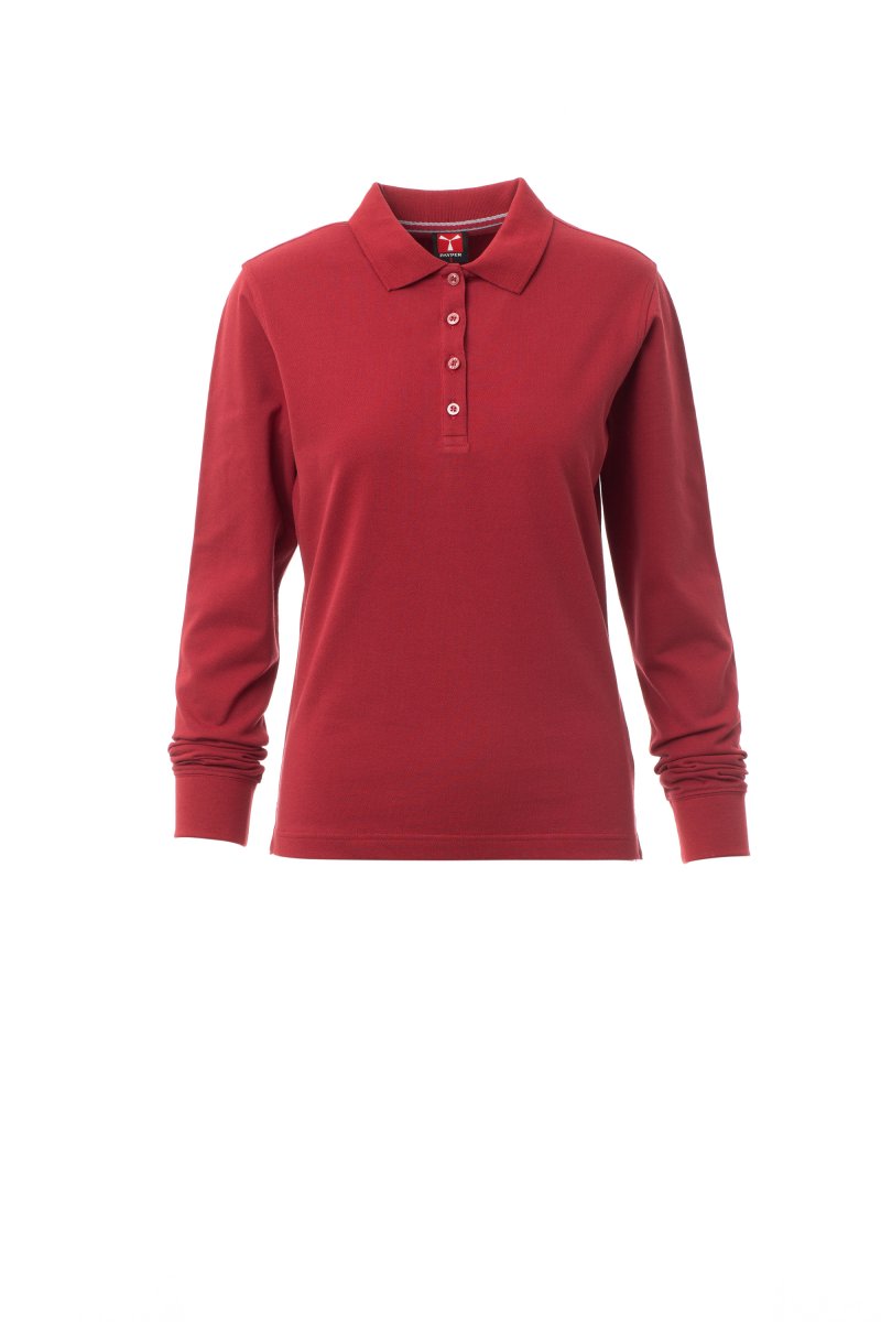 PAYPER | Polo LS FLORENCE LADY - bordový,