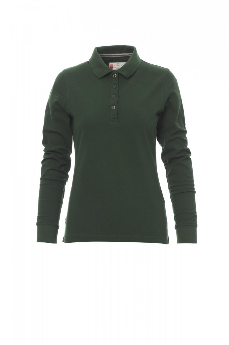 PAYPER | Polo LS FLORENCE LADY - zelená,